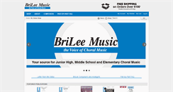 Desktop Screenshot of brileemusic.com
